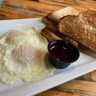 Super yummy simple breakfast. Grandpa&apos;s Platter.
