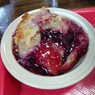 Blackberry cobbler