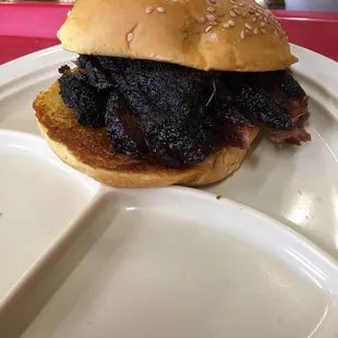 Brisket sandwich