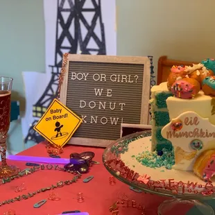 Our incredible gender reveal cake