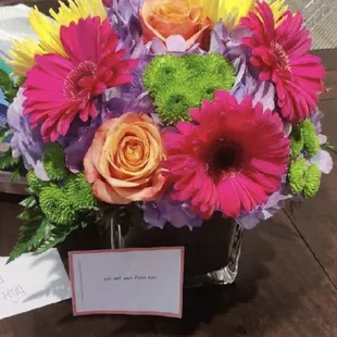 What was delivered.  Absolutely beautiful.