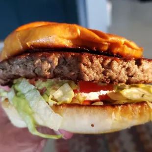 The Greenway ($14). Impossible patty was fine. Decent bun. But horrible fake avocado spread.