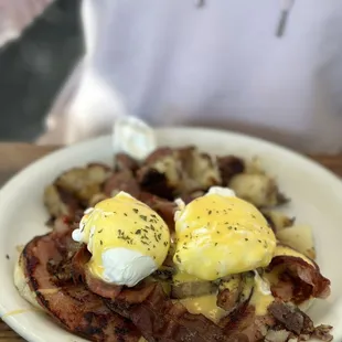 Meat lovers Benedict