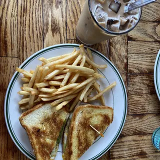 Turkey and Pesto Melt Sandwich