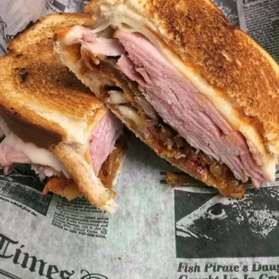 Chipotle Ham and Bacon Sandwich