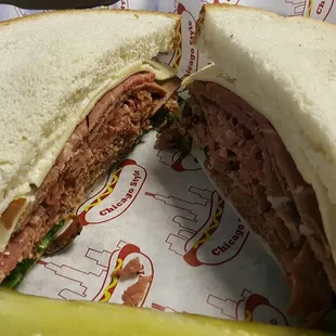 Roast Beef and Swiss with Horseradish Sauce