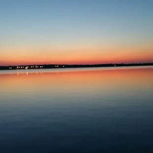 The Reservoir at sunset.