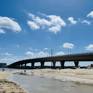 Tide pool and Lesner Bridge
