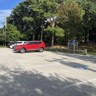 Parking, 5 spots + 2 accessible spots