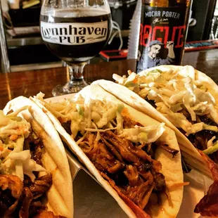 BBQ pork tacos