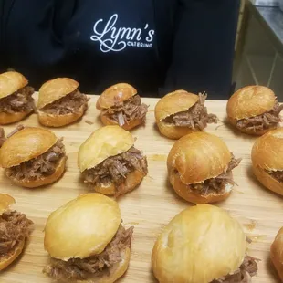 Brisket Sliders passed
