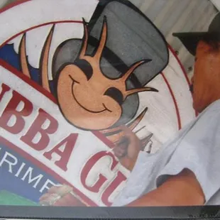 Ala Moana &quot;Bubba Gump Shrimp&quot; SAND BLAST SIGN