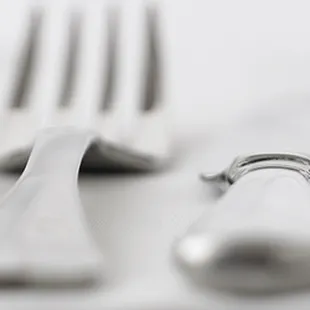 a close up of a table setting