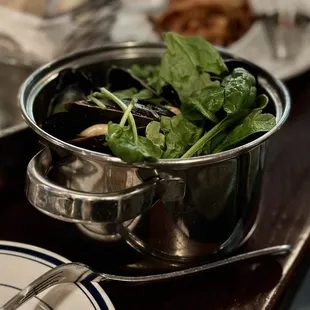 Vin Blanc Mussel Pot