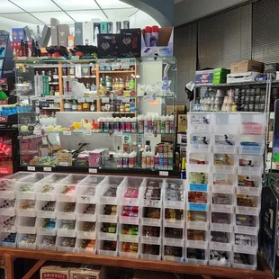 a wide selection of liquor