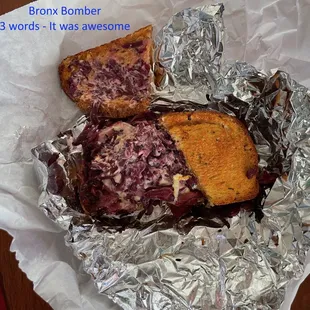 Bronx Bomber - great pastrami sandwich!