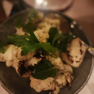 Grilled cauliflower