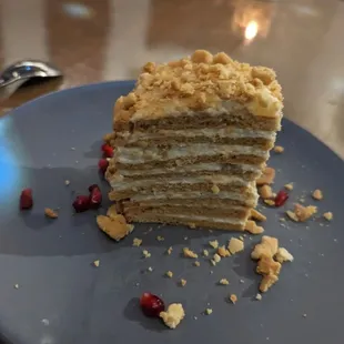 NYE dinner - Armenian ginger cake