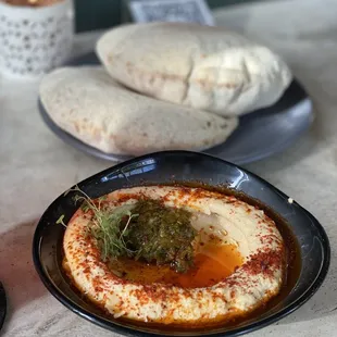 Hummus $6 + Jalapeño Relish $2