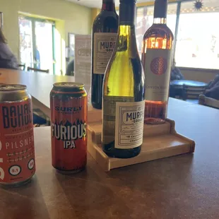 Concession drinks with alcohol