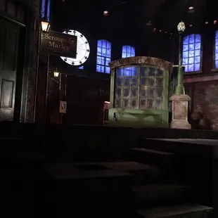 Stage for A Christmas Carol.