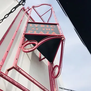 Lyric Theatre of OKC:  7 Apr 2019:  Outside Sign Over Entrance