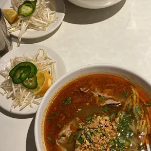 Beef Satay Beef Pho with 3 Items