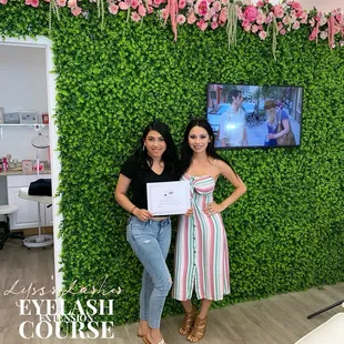 Lash Extension Course 1on1 Training.