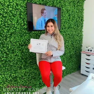 Lash Extension Training.