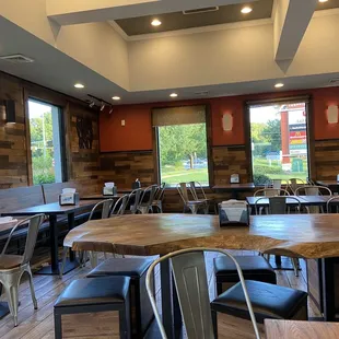 Interior Decor wood theme.
