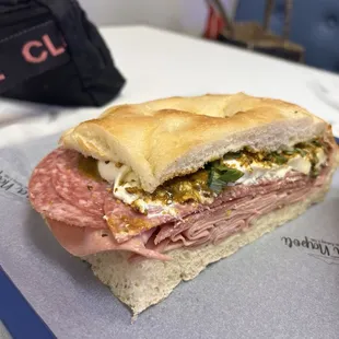 Sofia sandwich with salami