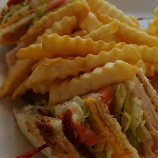 Amazing Turkey Bacon Club!