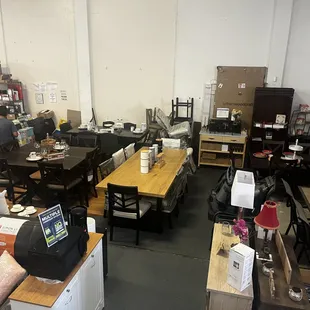 Some of our dinning set and patio furniture