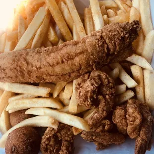 Trout &amp; Shrimp lunch