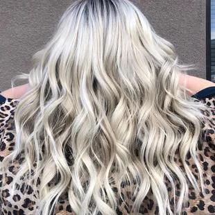 Blonde highlights