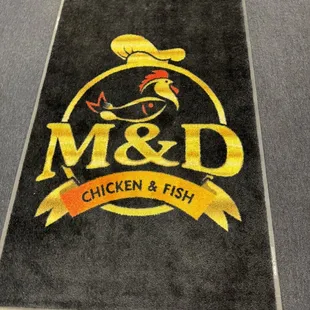 a chicken and fish logo