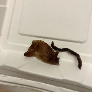 Looked like 3 different meats in my asada taco or should I say liver tacos.