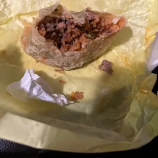 Skimpy burrito