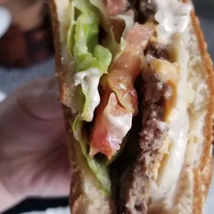 Regular juicy burger