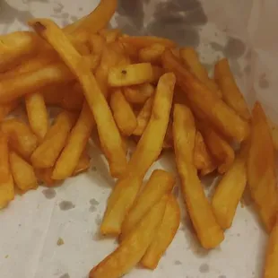 Fries were fry more than once. Won&apos;t go there ever again