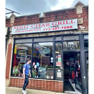 N&amp;G Char Grill.1821A W Irving Park, Chicago, IL ( Brown CTA Station) Simple Mexican Breakfast Burgers Salads Soups Sándwiches Plates. Cool!