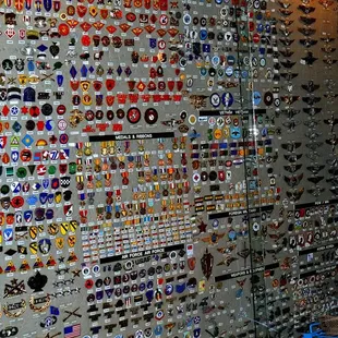 Patches, pins, military insignia