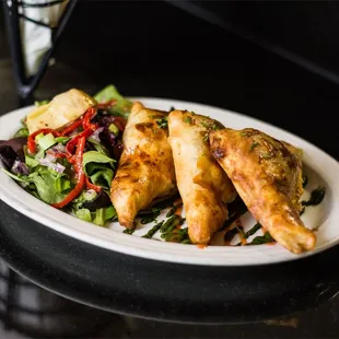 a plate of food on a table