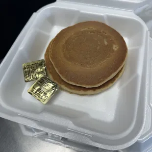 Pancakes odder with it....