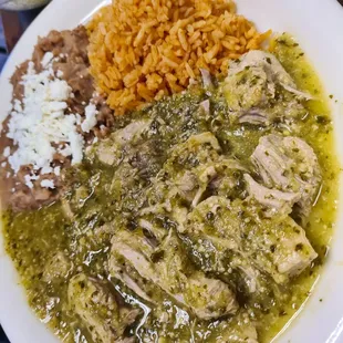Chile Verde platter