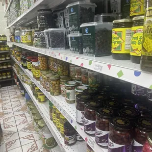 Olives (galore) and pickled veggies -- more on the other side