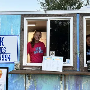 M&amp;K Sno Cones trailer we love serving the community!