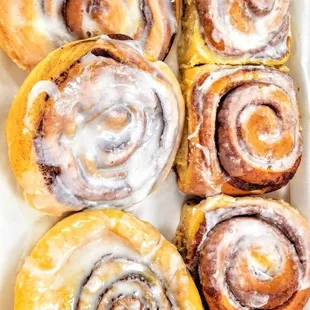 Amazing cinnamon rolls.