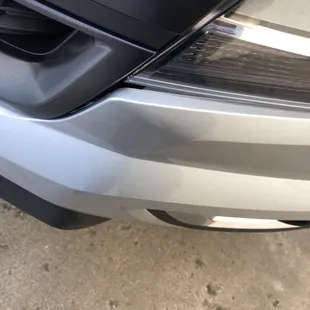 Parts sticks out and up