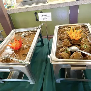 Roast beef &amp; Shoyu Chicken